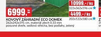 KOVOVÝ ZAHRADNÍ ECO DOMEK