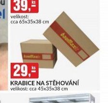KRABICE NA STĚHOVÁNÍ