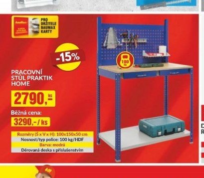 PRACOVNÍ STŮL PRAKTIK HOME
