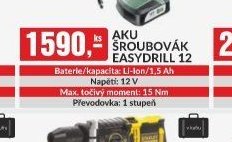 Aku šroubovák Easydrill 12
