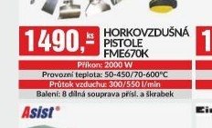Horkovzdušná pistole FME670K