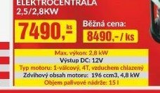 Elektrocentrála 2,5/2,8kW
