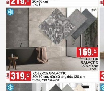 Kolekce Galactic 30x60 cm, 60x60 cm, 60x120 cm