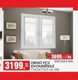OKNO PCV DVOUKŘÍDLÉ