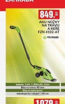 Fieldmann AKU NŮŽKY NA TRÁVU A KEŘE FZN 4102-AT