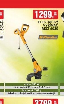 Riwall ELEKTRICKÝ VYŽÍNAČ RELT 6030