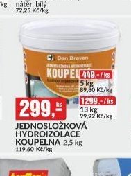 JEDNOSLOŽKOVÁ HYDROIZOLACE KOUPELNA