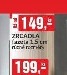 Zrcadlo fazeta 1,5 cm