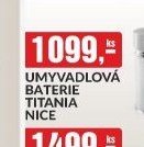 Umyvadlová baterie Titania Nice