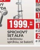 Sprchový set Alfa