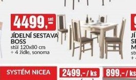 JÍDELNÍ SESTAVA BOSS