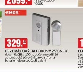 Bezdrátový bateriový zvonek