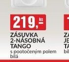 Zásuvka 2-násobná Tango
