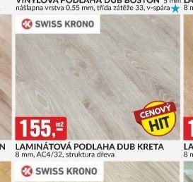 LAMINÁTOVÁ PODLAHA DUB KRETA