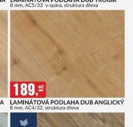 LAMINÁTOVÁ PODLAHA DUB ANGLICKÝ