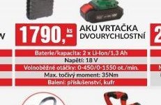 AKU VRTAČKA DVOURYCHLOSTNÍ