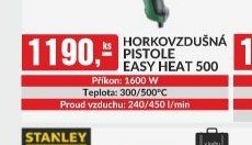HORKOVZDUŠNÁ PISTOLE EASY HEAT 500