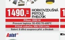 HORKOVZDUŠNÁ PISTOLE FME670K