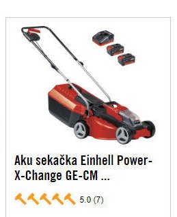 Aku sekačka Einhell Power-X-Change GE-CM