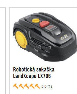 Robotická sekačka LandXcape LX796