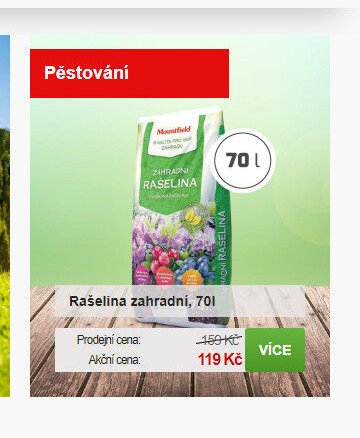Rašelina zahradní, 70l