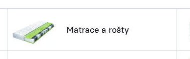 Matrace a rošty