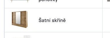 Šatní skříně