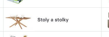 Stoly a stolky