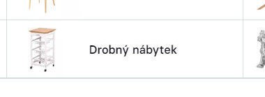 Drobný nábytek