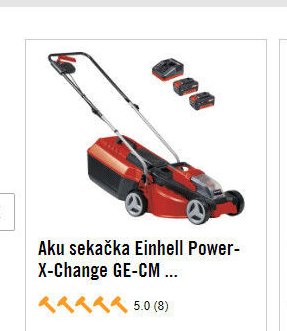 Aku sekačka Einhell Power-X-Change GE-CM