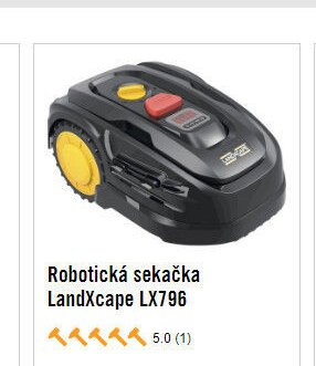 Robotická sekačka LandXcape LX796