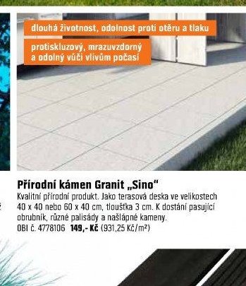 Přírodní kámen Granit Sino