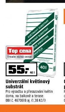 Univerzální květinový substrát