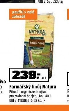 Farmářský hnůj Natura