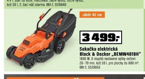 Sekačka elektrická Black & Decker BEMW481BH