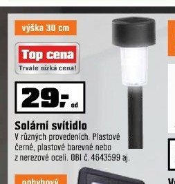 Solární svítidlo