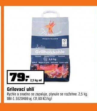 Grilovací uhlí