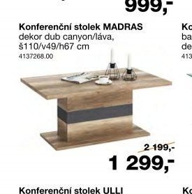 Konferenční stolek MADRAS