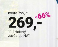 11 | Hotový závěs LINA