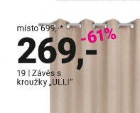 19 | Závěs s kroužky ULLI