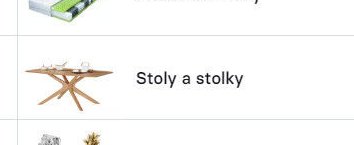 Stoly a stolky