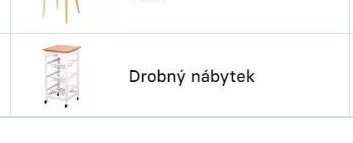 Drobný nábytek