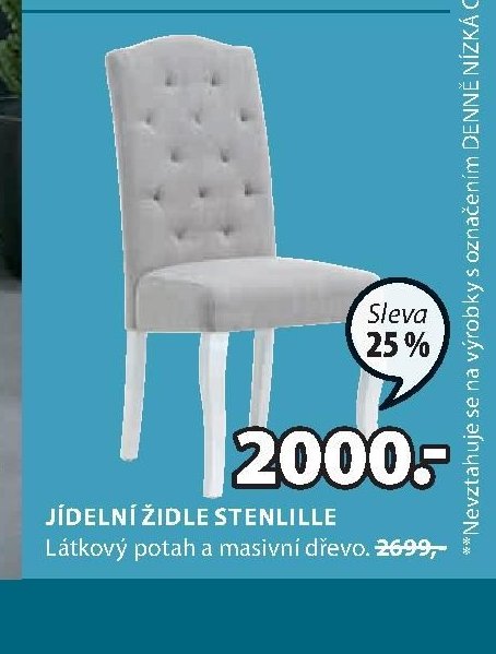 JÍDELNÍ ŽIDLE STENLILLE