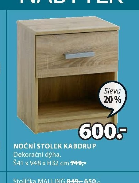 NOČNÍ STOLEK KABDRUP
