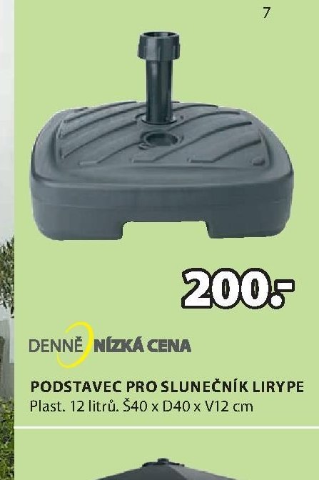 Podstavec pro slunečník LIRYPE