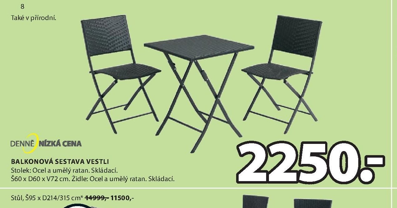BALKONOVÁ SESTAVA VESTLI