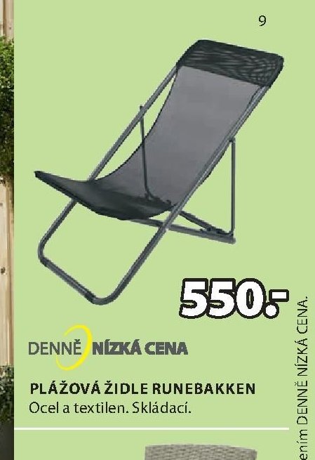 PLÁŽOVÁ ŽIDLE RUNEBAKKEN