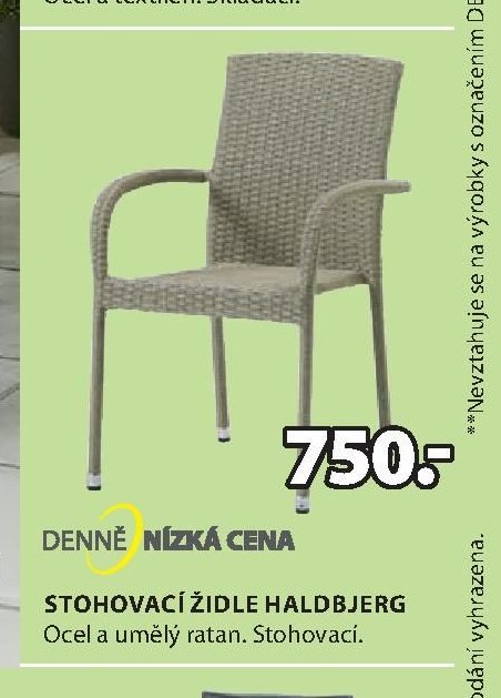 STOHOVACÍ ŽIDLE HALDBJERG