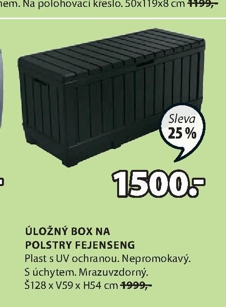 ÚLOŽNÝ BOX NA POLSTRY FEJENSENG