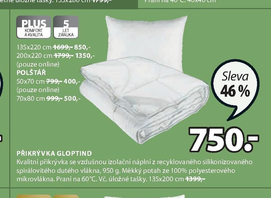 PŘIKRÝVKA GLOPTIND